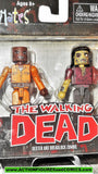 Walking Dead Minimates DEXTER DREADLOCK ZOMBIE Series 3 2013 moc