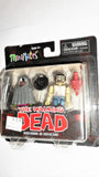 Walking Dead Minimates HOODED MICHONNE CRAWLING ZOMBIE 2013 moc