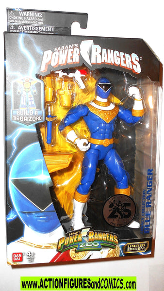 Power Rangers BLUE RANGER Zeo legacy bandai lightning moc mib ...