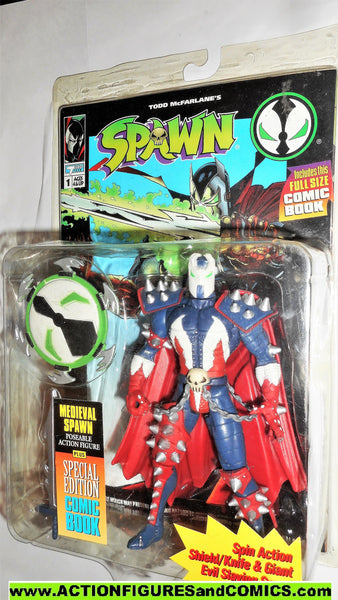 Spawn MEDIEVAL SPAWN 1994 series 1 todd mcfarlane toys moc ...