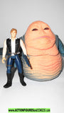 star wars action figures JABBA the HUTT & HAN SOLO beast rider 1997