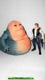 star wars action figures JABBA the HUTT & HAN SOLO beast rider 1997