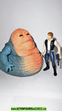 star wars action figures JABBA the HUTT & HAN SOLO beast rider 1997