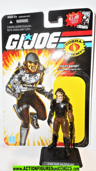 gi joe MAJOR BLUDD 2008 v8 trooper 25th anniversary complete w full ca ...