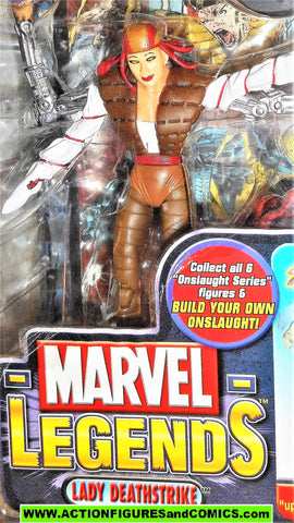 marvel legends LADY DEATHSTRIKE x-men wolverine onslaught series toybi ...