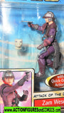 star wars action figures ZAM WESELL 2002 quick draw bounty hunter moc