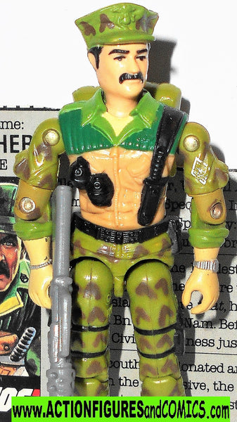 Gi joe LEATHERNECK 1986 vintage 100% complete w FC – ActionFiguresandComics