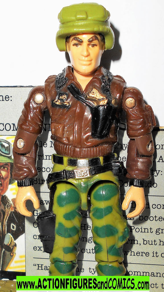 gi joe GENERAL HAWK 1986 v1 vintage w bp helmet file card ...