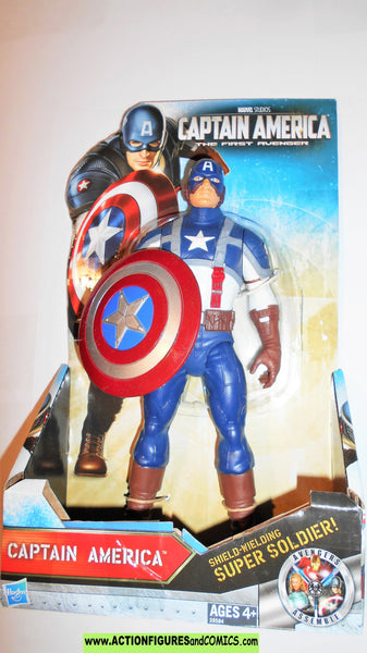 Marvel Mighty Battlers Captain America 8 Inch Movie Mcu Moc Mib Actionfiguresandcomics 