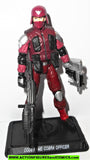 gi joe COBRA OFFICER 2009 v10 Resolute Crimson Red Complete gijoe