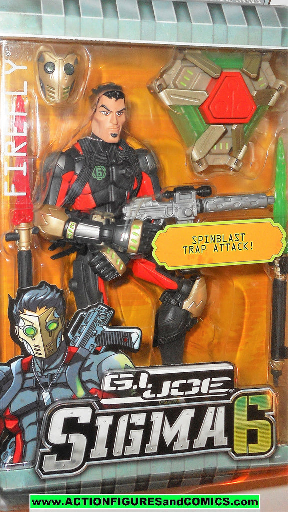 Gi Joe Firefly Sigma 6 Six 8 Inch Action Figure 2006 Gijoe Hasbro Moc Actionfiguresandcomics 0327