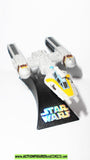 star wars titanium Y-WING fighter yellow 2006 galoob metals