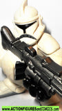 STAR WARS galactic heroes CLONE TROOPER pointing rifle complete hasbro