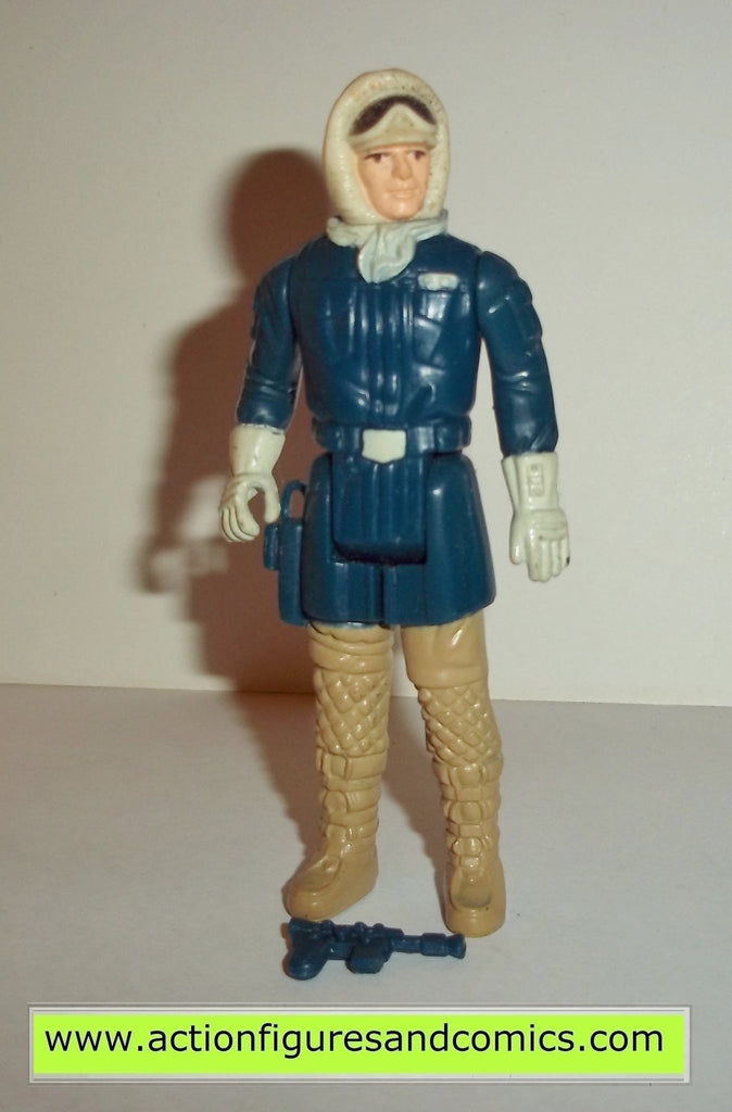 star wars action figures HAN SOLO HOTH gear light brown 1980 kenner vi ...